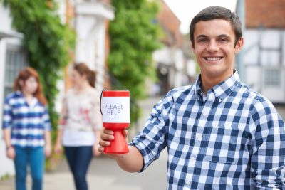 man smiling